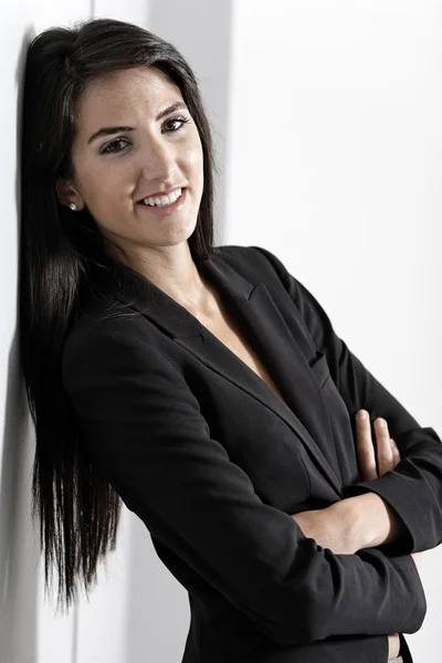 Woman in smart business suit — Stock Photo, Image