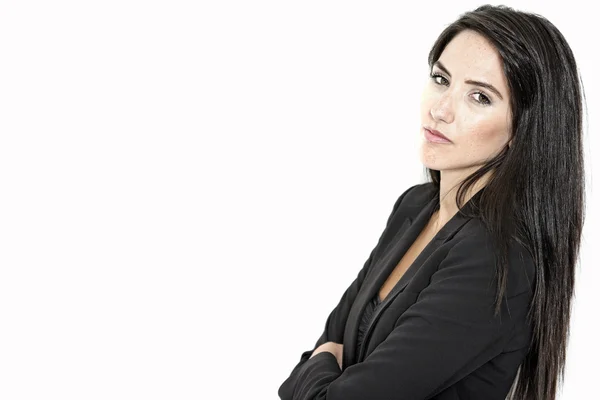 Woman in smart business suit — Stock Photo, Image