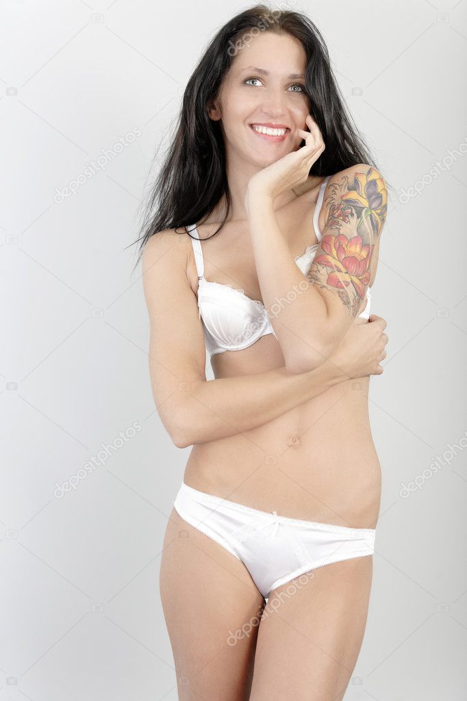 Beautiful woman in underwear Stock Photo by ©studio-fi 23401786