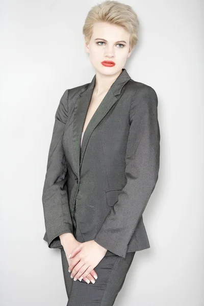 Woman in business suit — Stock Photo, Image