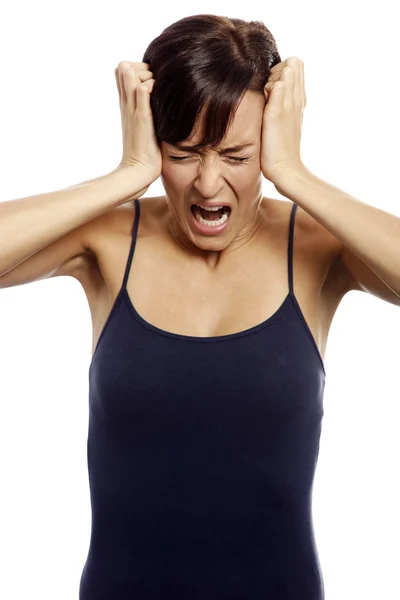 Mujer gritando —  Fotos de Stock