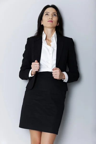 Business woman looking stern — Stock Photo, Image