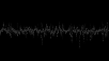 Ses eşitleyicisi. Bilgisayar tarafından oluşturulan soyut hareket arkaplanı. 