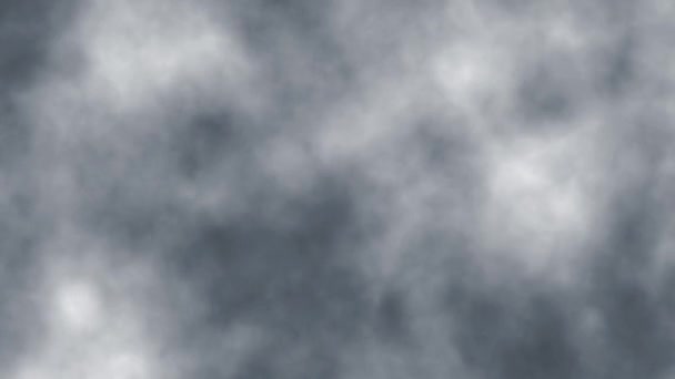Céu Tempestuoso Escuro Dramático Nuvens Trovoadas — Vídeo de Stock