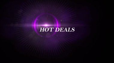 HOT DEALS promotion, marketing concept