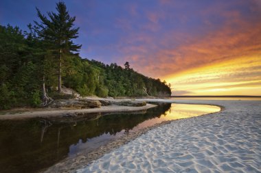 güzel michigan peyzaj.