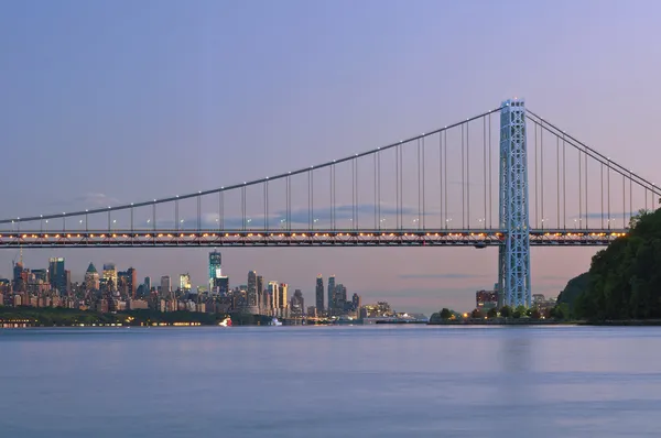 George Washington Bridge, New York. — Stock Photo, Image