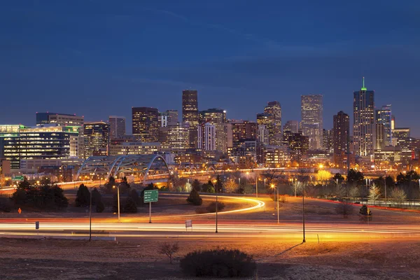 Skyline von Denver. — Stockfoto