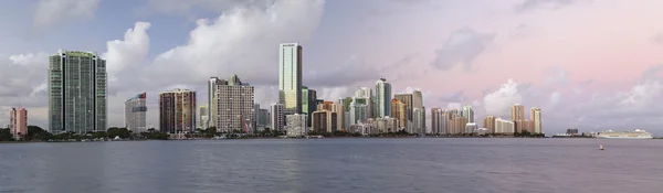 Miami Skyline Panorama. — Stock Photo, Image