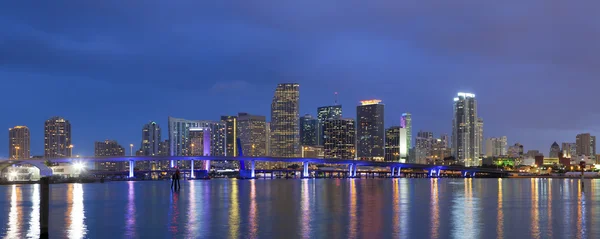 O horizonte de Miami . — Fotografia de Stock