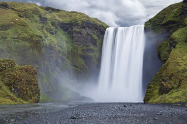 skogafoss, İzlanda.