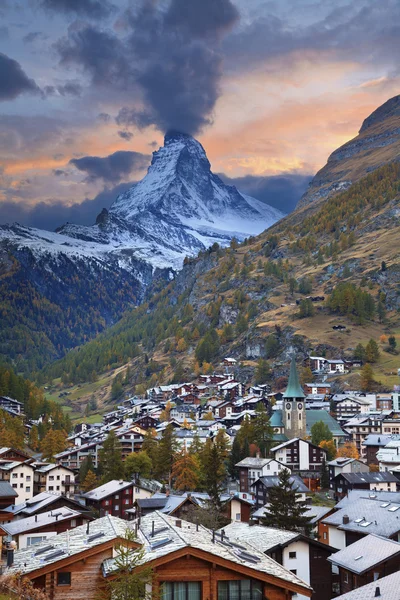 Zermatt y Matterhorn . —  Fotos de Stock