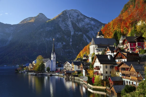 Hallstatt, Rakousko. — Stock fotografie