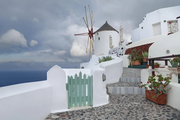 De heer Santorini. Stockafbeelding