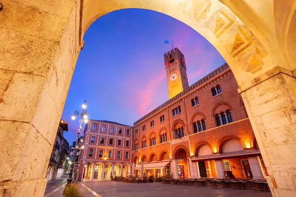 Treviso Italy Cityscape Image Historical Center Treviso Italy Old Square — Stock Photo, Image