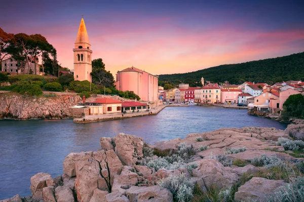 Mali Losinj Eiland Cres Kroatië Stadsgezicht Beeld Van Het Iconische — Stockfoto