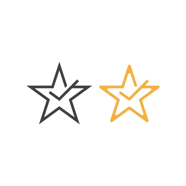 Feedback Star Testimonial Vector Icon Template — Wektor stockowy