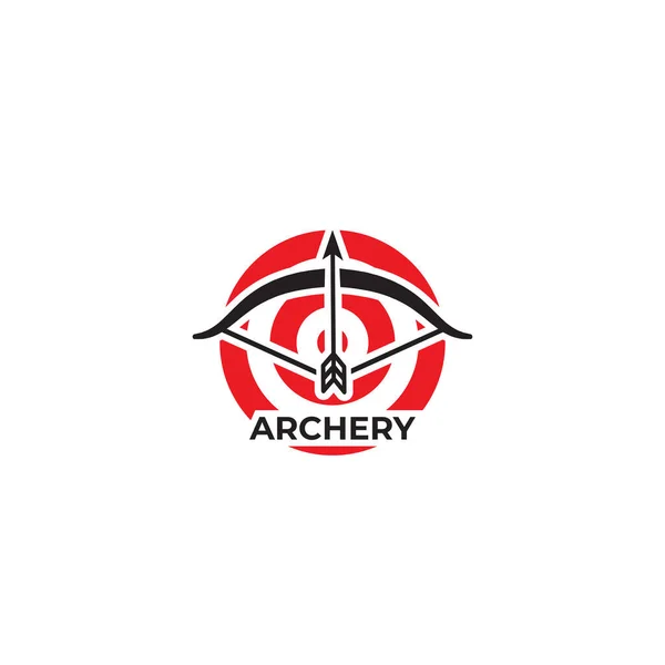 Archery Vector Icon Logo Template — Stock Vector