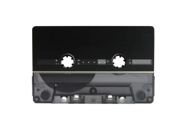 Black cassette — Stock Photo, Image