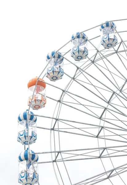 Ferris wheel isolated on white background — Stock Photo, Image