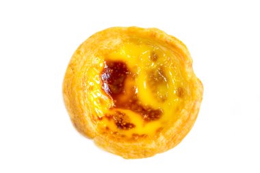 Üstten Görünüm bir yumurta tart