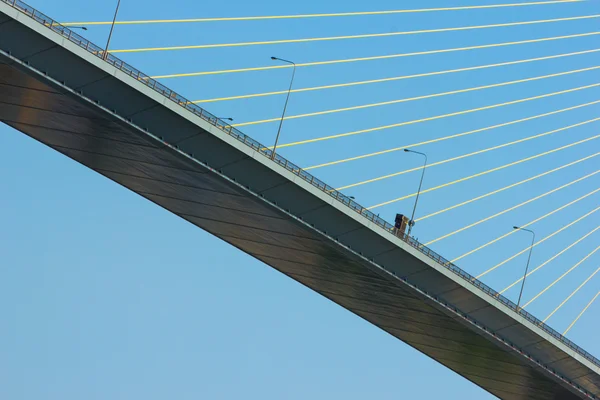 Σύνθεση closeup της γέφυρας σφεντόνα — Φωτογραφία Αρχείου