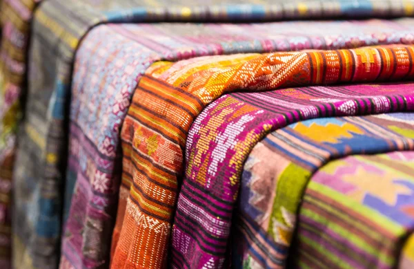 closeup kumaş Tayland kuzeydoğu stili