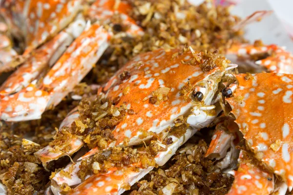 Crabes frits à l'ail — Photo