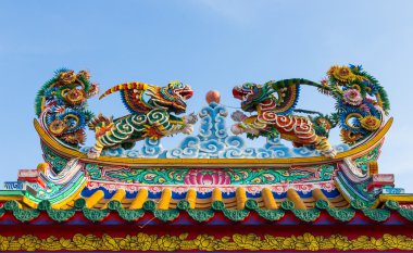 Sanat Çin tarzı çatı