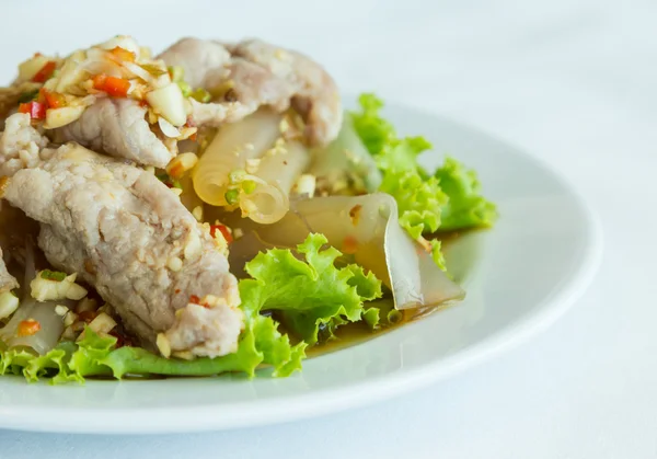 Fideos Shaing Hai con cerdo — Foto de Stock