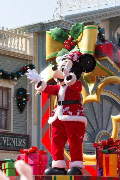 MOUSO MICKEY - DEC 31: Celebre o Festival de Natal de Ano Novo em 31 de dezembro de 2012 na Disneylândia, Hong Kong — Fotografia de Stock