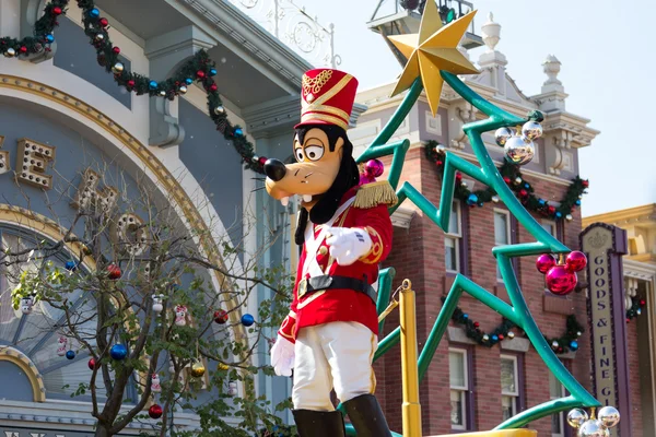 Goofy - Aralık 31: yılbaşı yeni yıl festival 31 Aralık 2012 tarihinde disneyland, hong kong kutlamak.