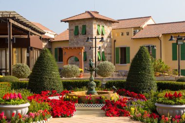 Çiçek Bahçesi İtalya tarzı dekorasyon İnşaat
