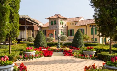 Çiçek Bahçesi İtalya tarzı dekorasyon İnşaat