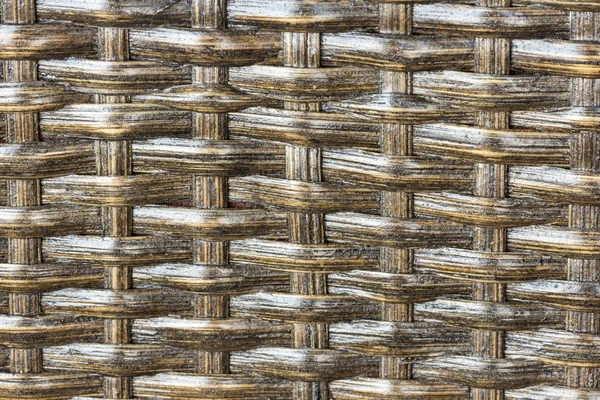 Teia de textura de rattan closeup — Fotografia de Stock