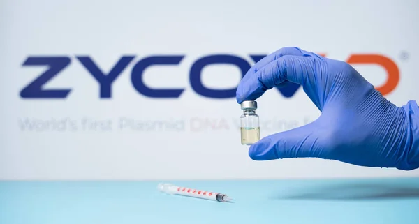 Maski Indien Oktober 2022 Zycov Covid Coronavirus Vaccine Til Børn - Stock-foto
