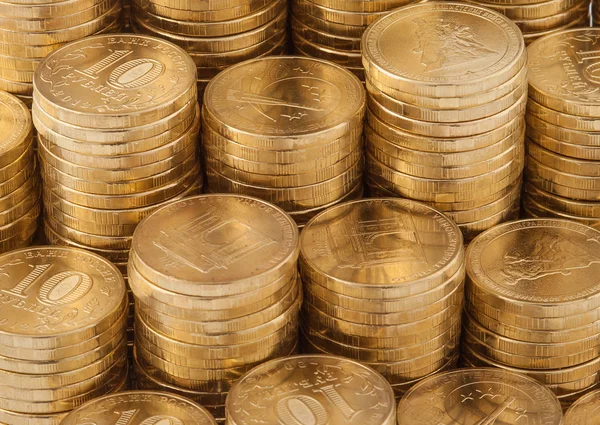 Monete d'oro . — Foto Stock