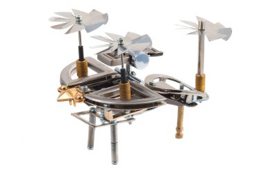 Steampunk helikopter.