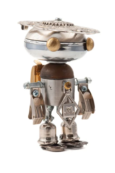 Steampunk robot. Cyberpunk style. — Stock Photo, Image