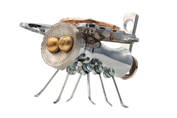 Steampunk bee. Cyberpunk style. — Stock Photo, Image