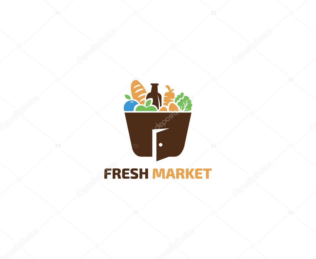 Grocery store or grocery delivery company's logo.