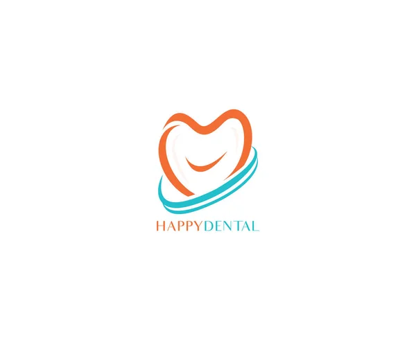 Modèle Logo Vectoriel Dentaire Pour Dentisterie Clinique Dentaire Les Produits — Image vectorielle