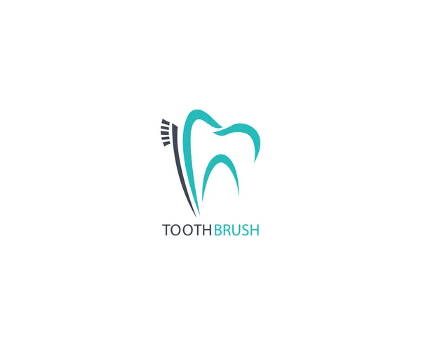 Modelo Logotipo Vetor Dentes Para Odontologia Clínica Odontológica Produtos Saúde —  Vetores de Stock