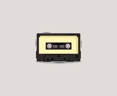 Retro radio illustration with light gray background design. Radio broadcasting banner. Suitable for advertising, banner, poster, flyer