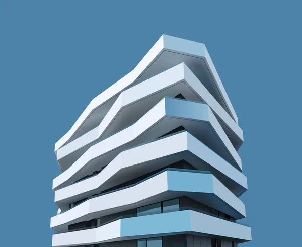 Desain Bangunan Arsitektur Modern Ikon Bangunan Bentuk Baru Desain Logo - Stok Vektor