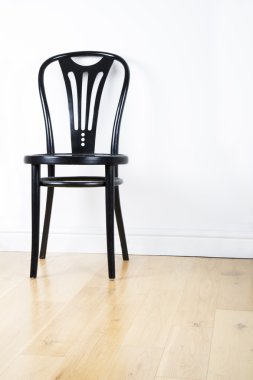 tek siyah modern sandalye