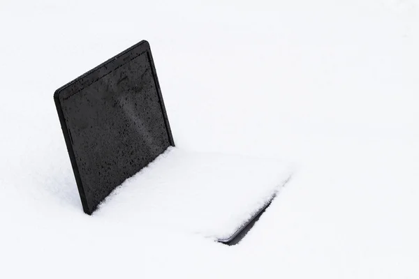 Frozen Laptop — Stock Photo, Image