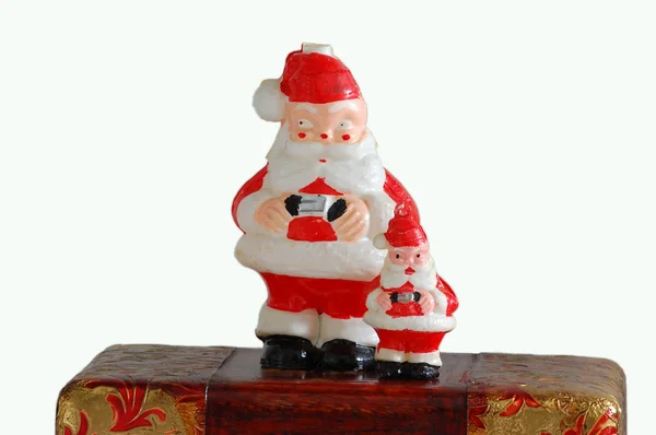 Papai Noel x 2 — Fotografia de Stock