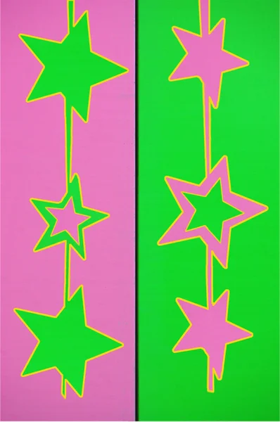 Két színű csillag — Stock Fotó
