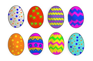 Renkli Paskalya yumurtaları